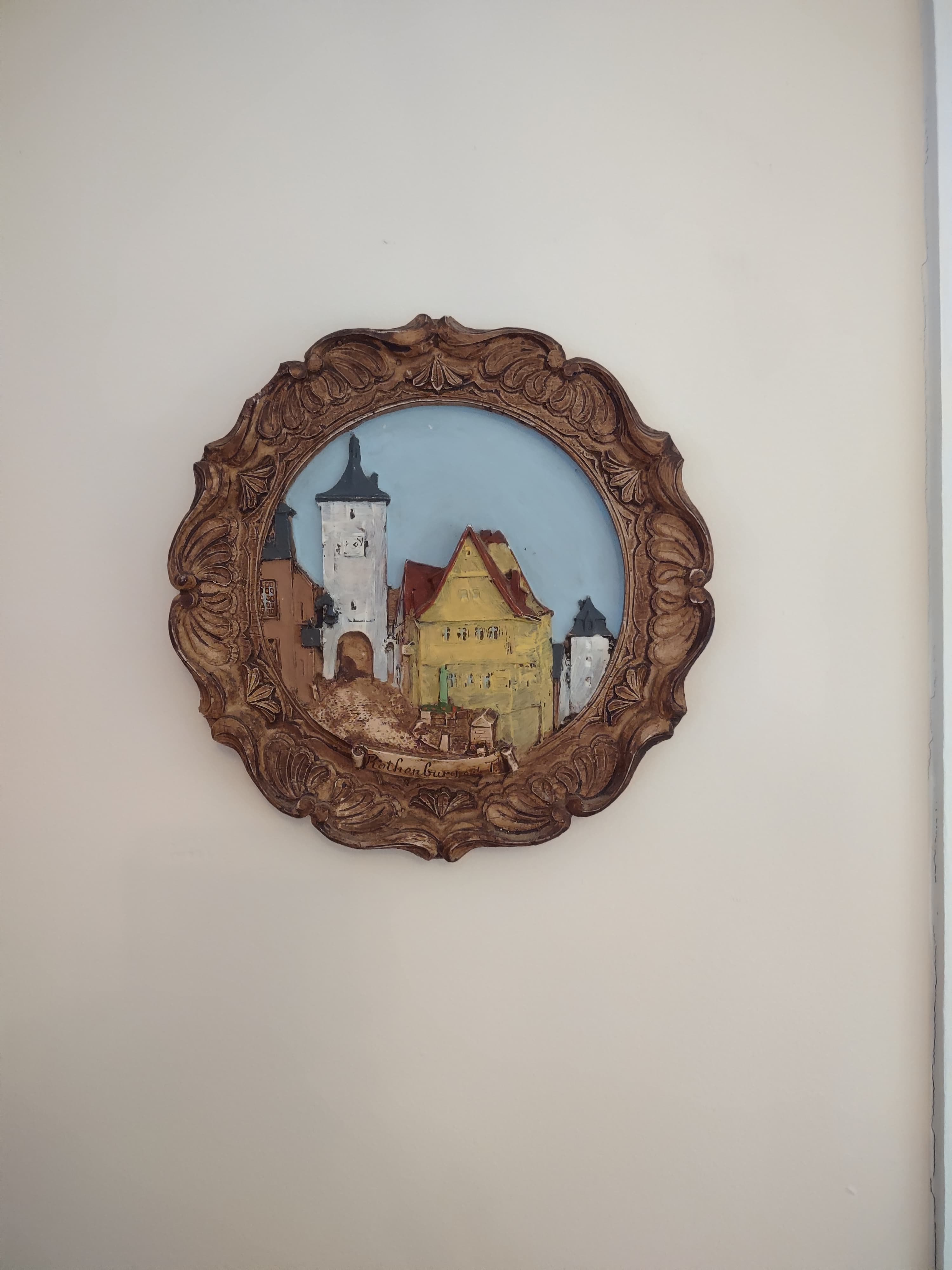 Ceramic Plaque of Rothenburg, Germany
