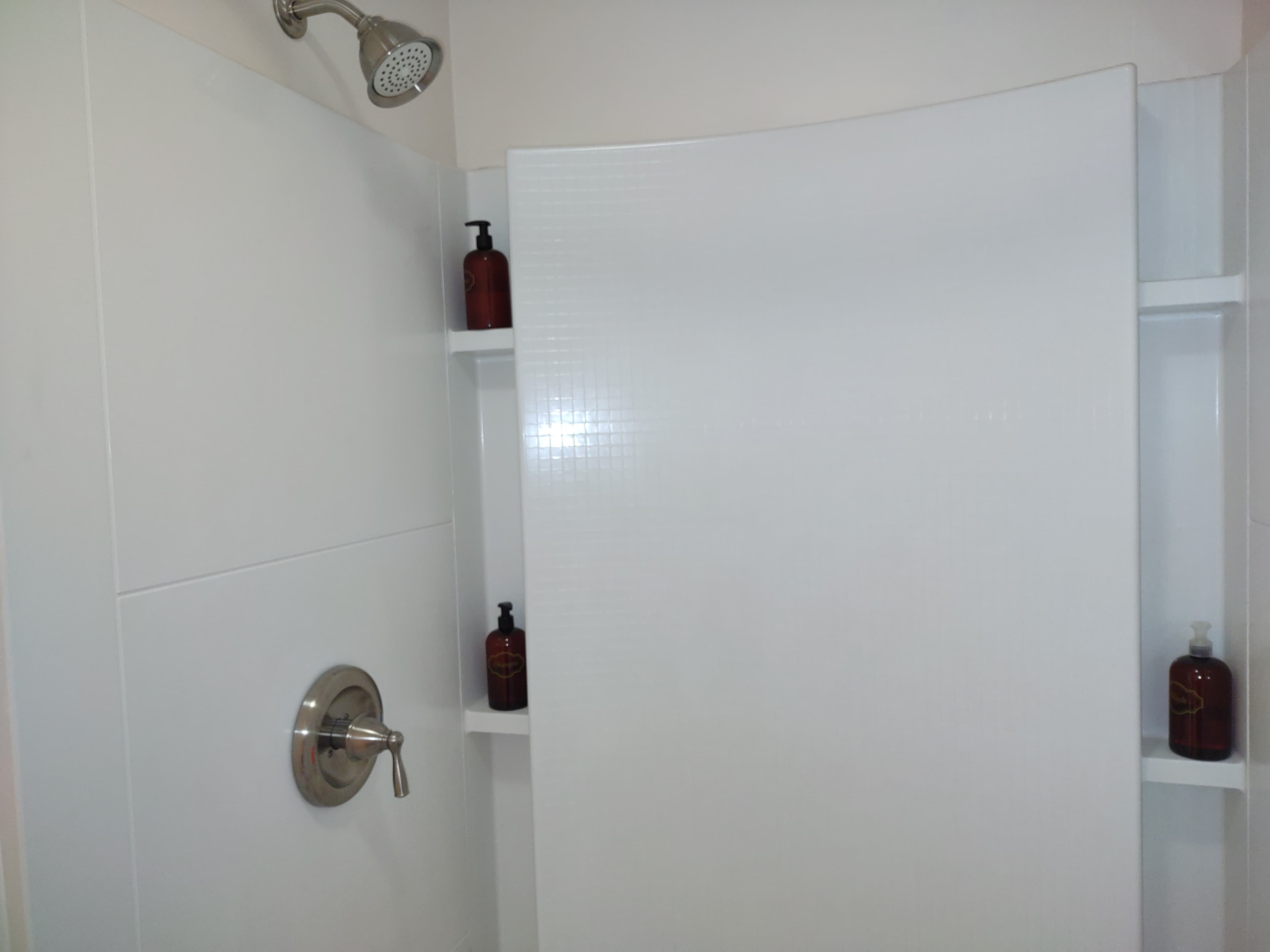 Walk in 4' wide shower