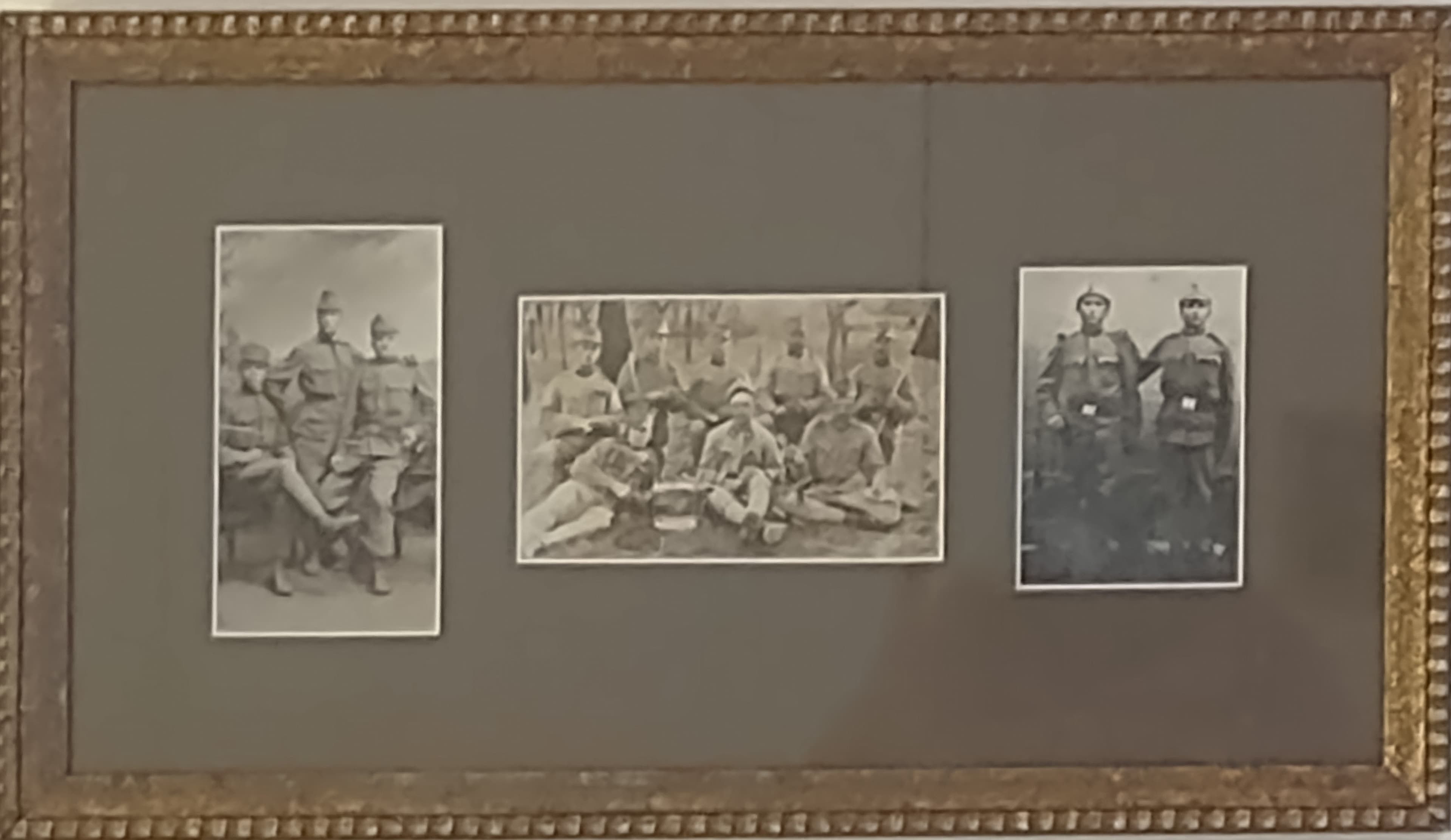 Three postcards of WWI Slovak soldiers in Austrian army